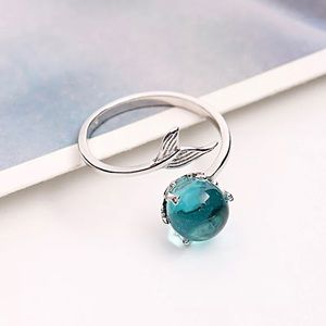 !!LAST ONE!! Silver Mermaid Tail Bubble Ring